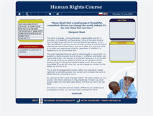 Tablet Screenshot of humanrights.aktive-fredsreiser.no